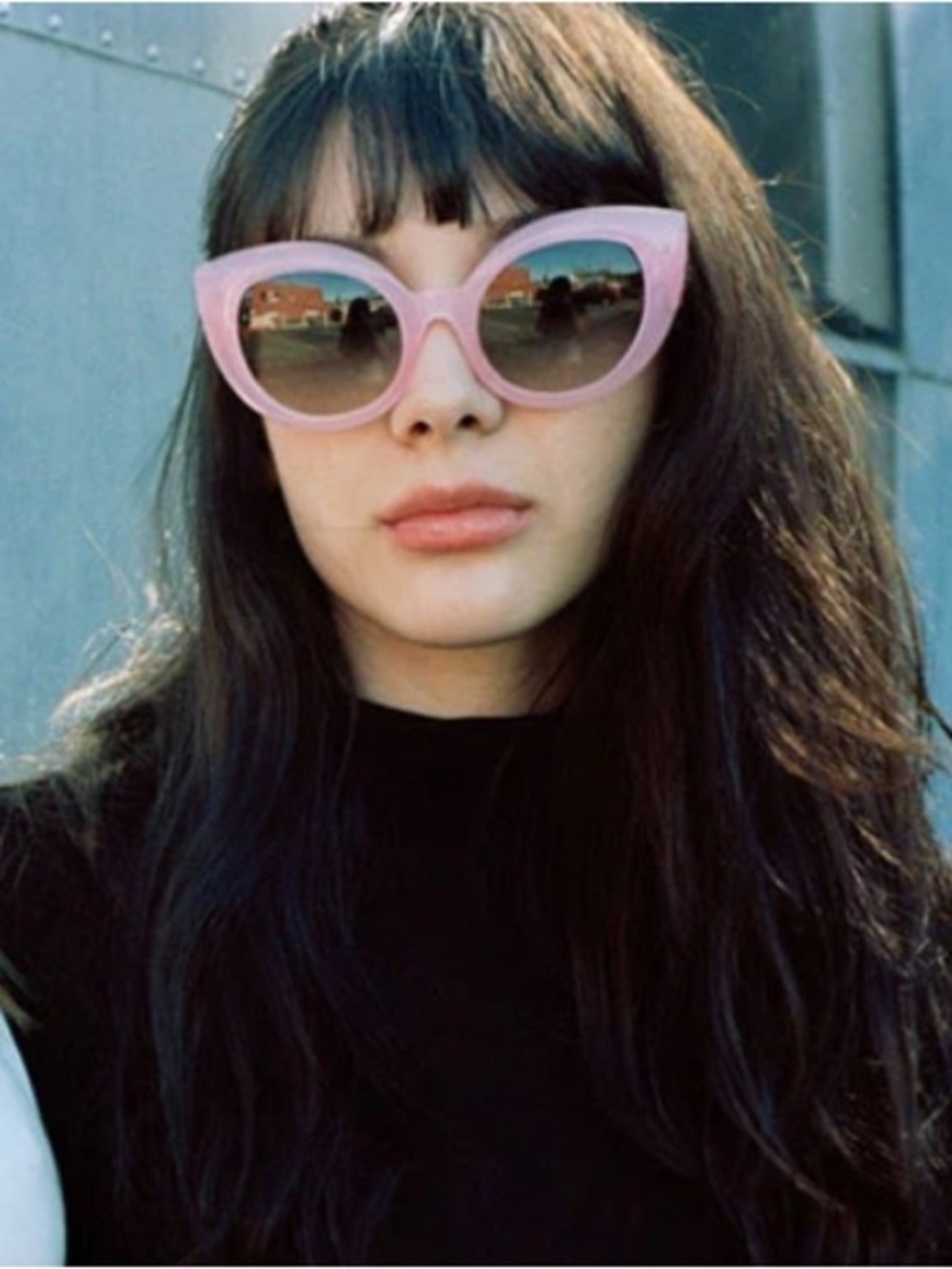 RARE “The Diamond Brunch" in Pink with Grey Lenses by Crap Eyewear
